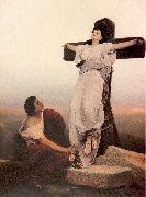 Max, Gabriel Cornelius von A Christian Martyr on the Cross china oil painting reproduction